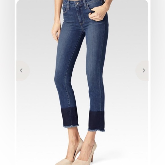 PAIGE Jaqueline Hem Jeans - Picture 1 of 8